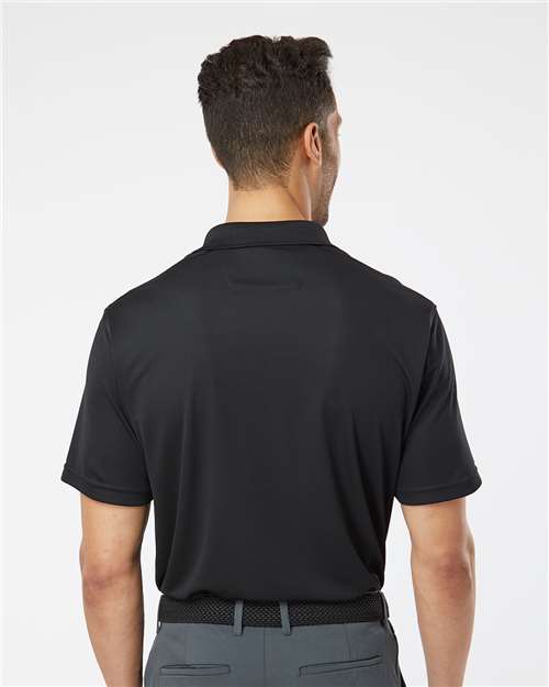 Paragon 100 Men's Saratoga Performance Mini Mesh Polo - Back view