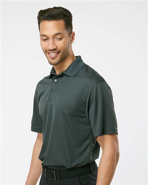 Paragon 100 Men's Saratoga Performance Mini Mesh Polo - Side view