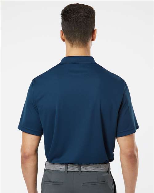 Paragon 100 Men's Saratoga Performance Mini Mesh Polo - Back view