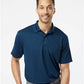 Paragon 100 Men's Saratoga Performance Mini Mesh Polo - Front view