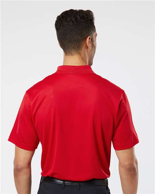 Paragon 100 Men's Saratoga Performance Mini Mesh Polo - Back view