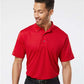 Paragon 100 Men's Saratoga Performance Mini Mesh Polo - Front view