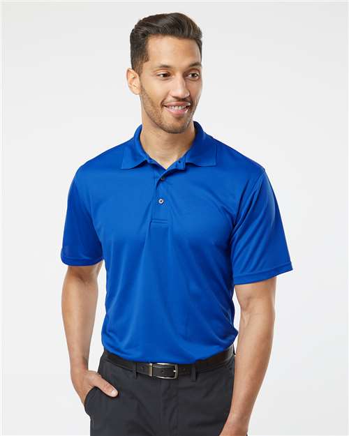 Paragon 100 Men's Saratoga Performance Mini Mesh Polo - Front view