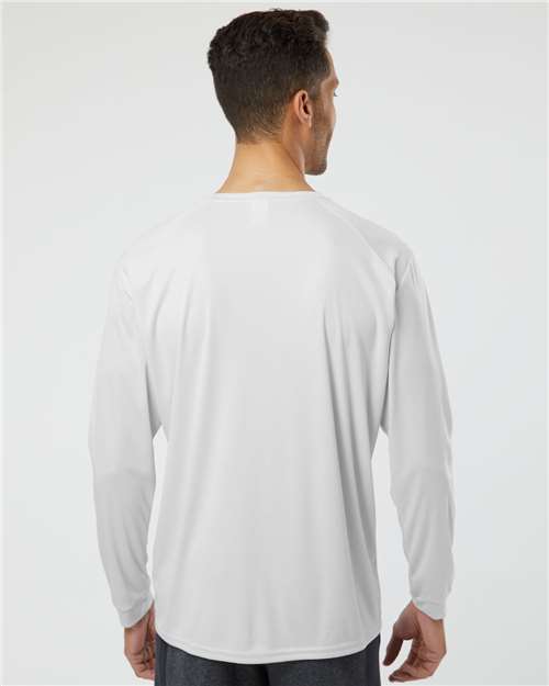 Paragon 210 Unisex Long Islander Performance Long Sleeve T-Shirt - Back view
