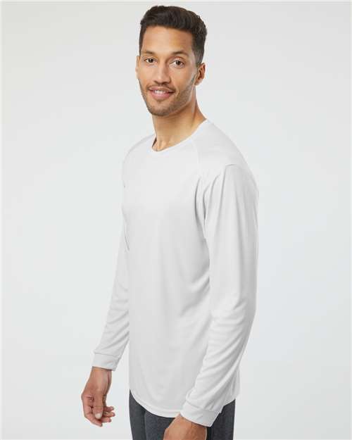 Paragon 210 Unisex Long Islander Performance Long Sleeve T-Shirt - Side view