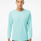 Paragon 210 Unisex Long Islander Performance Long Sleeve T-Shirt - Front view