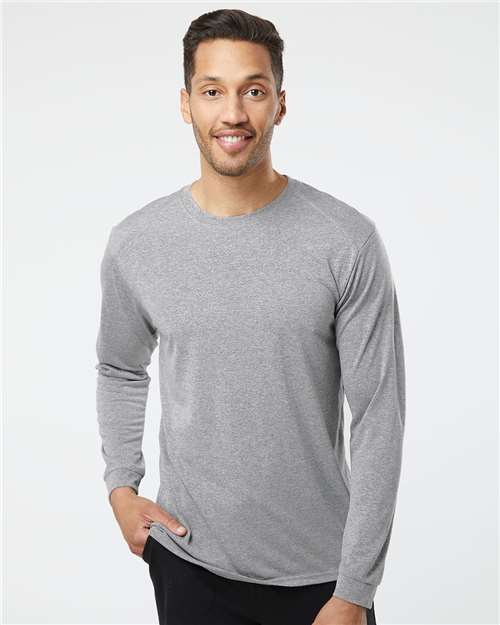 Paragon 210 Unisex Long Islander Performance Long Sleeve T-Shirt - Front view