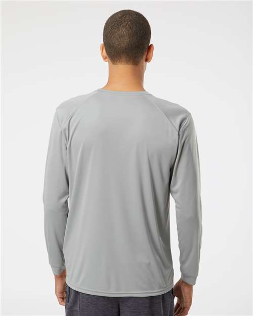 Paragon 210 Unisex Long Islander Performance Long Sleeve T-Shirt - Back view