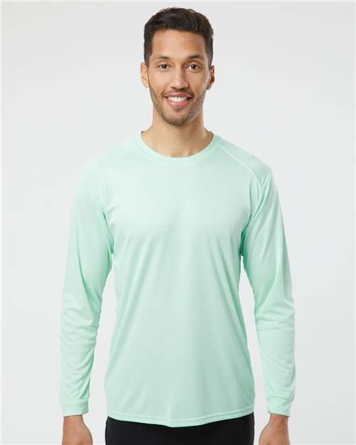 Paragon 210 Unisex Long Islander Performance Long Sleeve T-Shirt - Front view