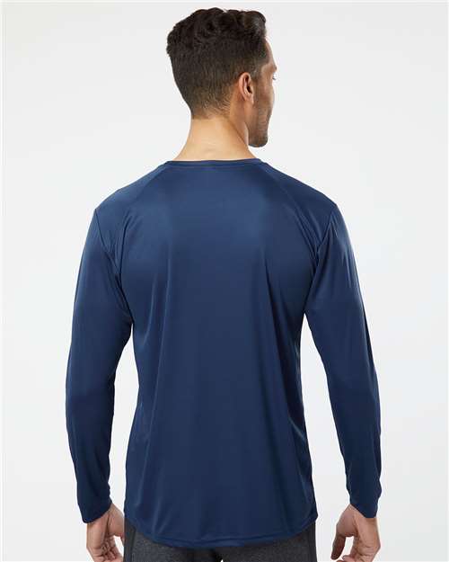 Paragon 210 Unisex Long Islander Performance Long Sleeve T-Shirt - Back view