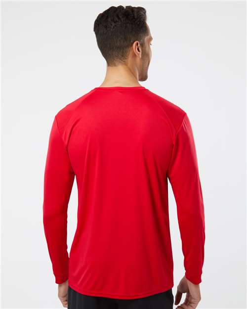 Paragon 210 Unisex Long Islander Performance Long Sleeve T-Shirt - Back view