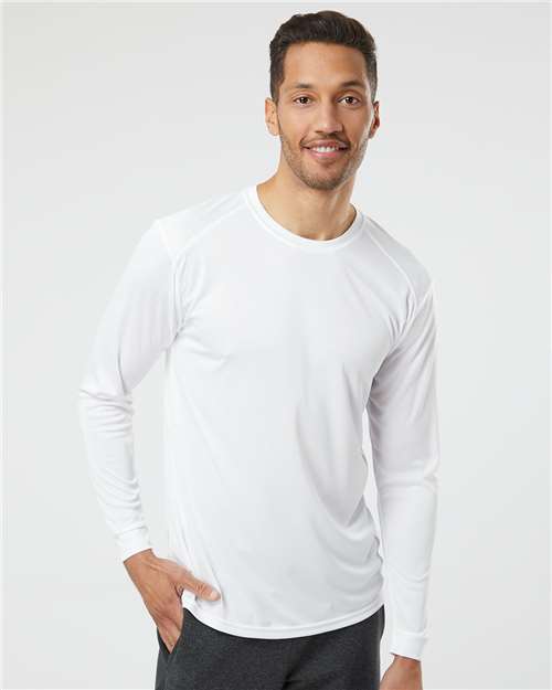 Paragon 210 Unisex Long Islander Performance Long Sleeve T-Shirt - Front view