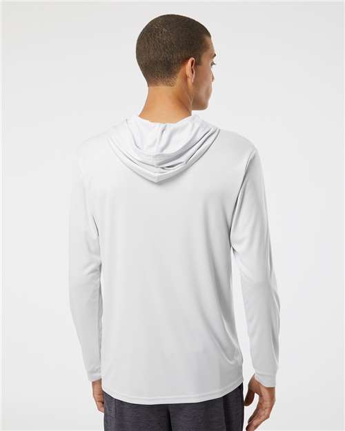 Paragon 220 Unisex Bahama Performance Hooded Long Sleeve T-Shirt - Back view