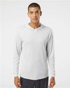 Paragon 220 Unisex Bahama Performance Hooded Long Sleeve T-Shirt - Front view