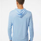 Paragon 220 Unisex Bahama Performance Hooded Long Sleeve T-Shirt - Back view