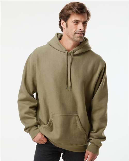 Independent Trading Co. IND5000P Unisex Legend Premium Heavyweight Cross-Grain Hooded Sweatshirt - Front view