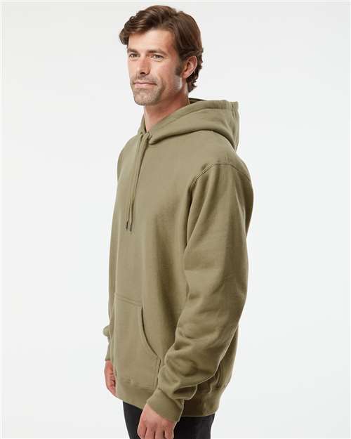 Independent Trading Co. IND5000P Unisex Legend Premium Heavyweight Cross-Grain Hooded Sweatshirt - Side view