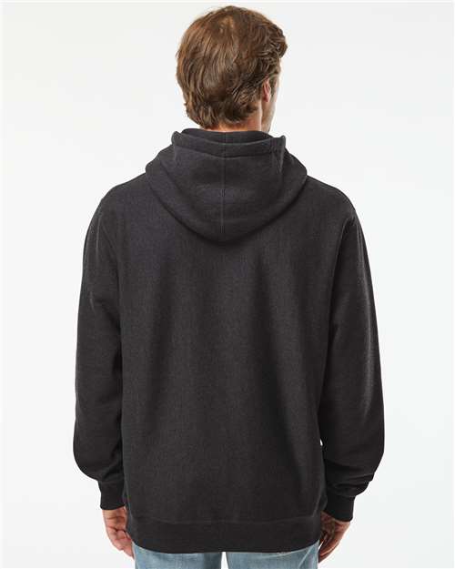 Independent Trading Co. IND5000P Unisex Legend Premium Heavyweight Cross-Grain Hooded Sweatshirt - Back view