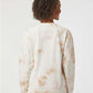 Independent Trading Co. PRM3500TD Unisex Midweight Tie-Dyed Crewneck Sweatshirt - Back view
