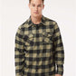 Independent Trading Co. EXP50F Unisex Flannel Shirt - Front view