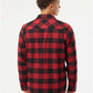 Independent Trading Co. EXP50F Unisex Flannel Shirt - Back view