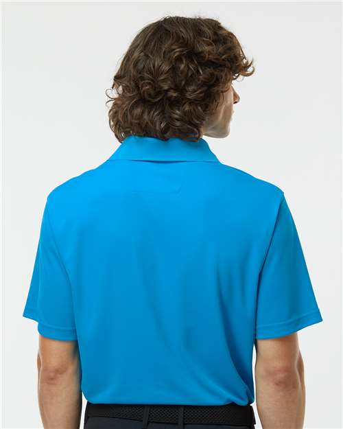 Paragon 100 Men's Saratoga Performance Mini Mesh Polo - Back view
