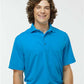 Paragon 100 Men's Saratoga Performance Mini Mesh Polo - Front view
