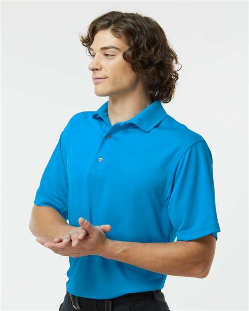 Paragon 100 Men's Saratoga Performance Mini Mesh Polo - Side view