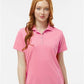 Paragon 104 Women's Saratoga Performance Mini Mesh Polo - Front view
