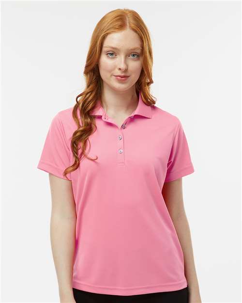 Paragon 104 Women's Saratoga Performance Mini Mesh Polo - Front view