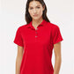 Paragon 104 Women's Saratoga Performance Mini Mesh Polo - Front view