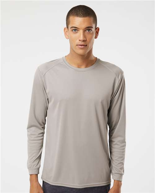 Paragon 210 Unisex Long Islander Performance Long Sleeve T-Shirt - Front view