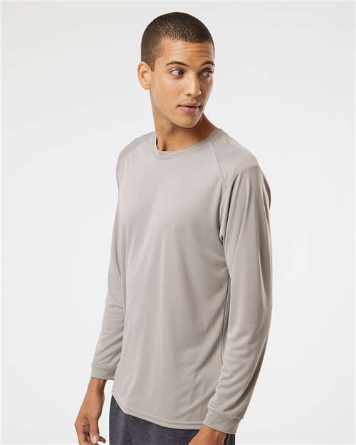 Paragon 210 Unisex Long Islander Performance Long Sleeve T-Shirt - Side view