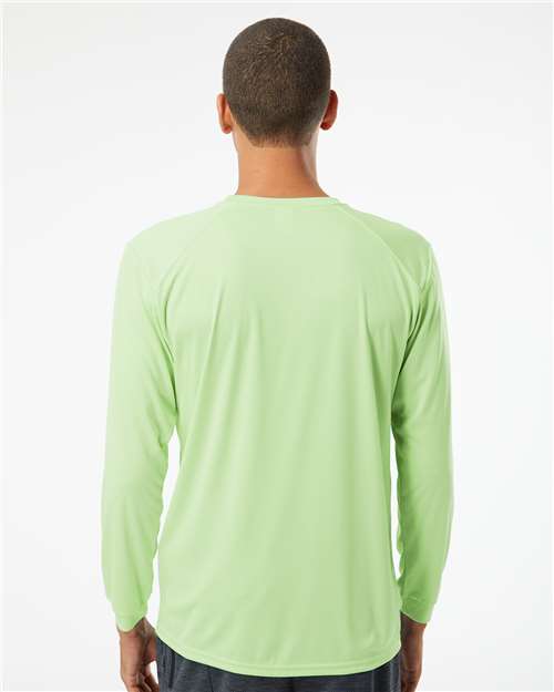 Paragon 210 Unisex Long Islander Performance Long Sleeve T-Shirt - Back view