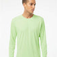 Paragon 210 Unisex Long Islander Performance Long Sleeve T-Shirt - Front view