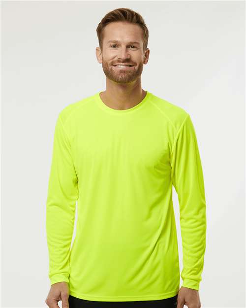 Paragon 210 Unisex Long Islander Performance Long Sleeve T-Shirt - Front view