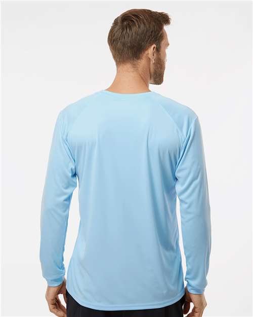 Paragon 210 Unisex Long Islander Performance Long Sleeve T-Shirt - Back view