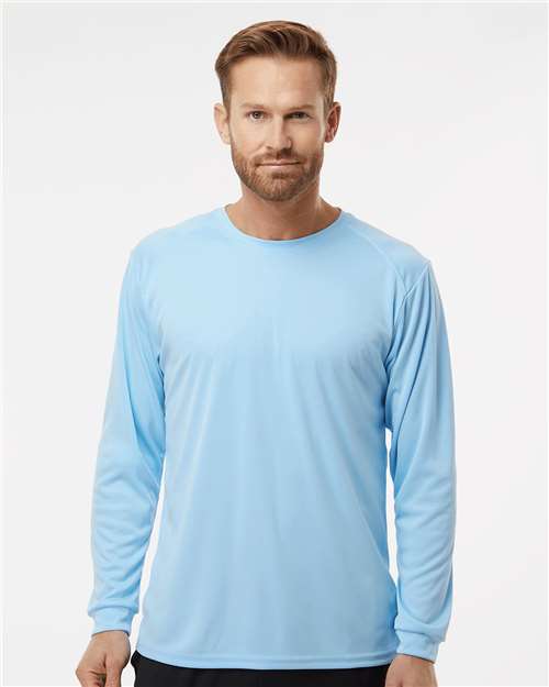 Paragon 210 Unisex Long Islander Performance Long Sleeve T-Shirt - Front view