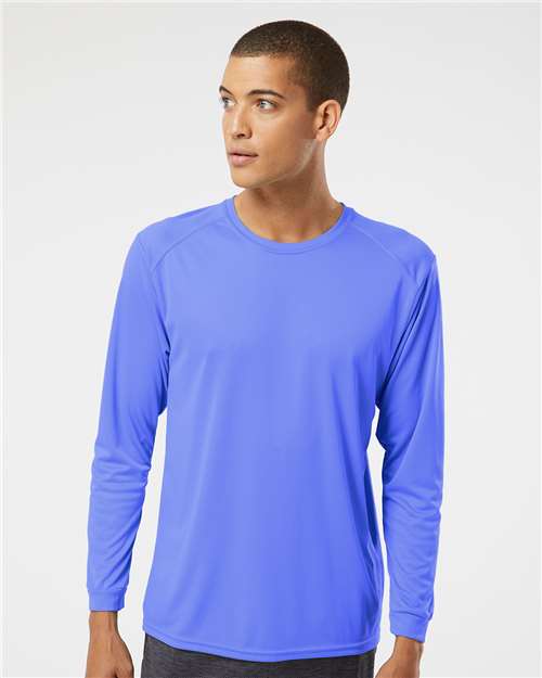 Paragon 210 Unisex Long Islander Performance Long Sleeve T-Shirt - Front view
