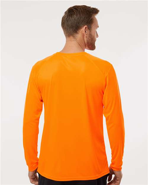 Paragon 210 Unisex Long Islander Performance Long Sleeve T-Shirt - Back view