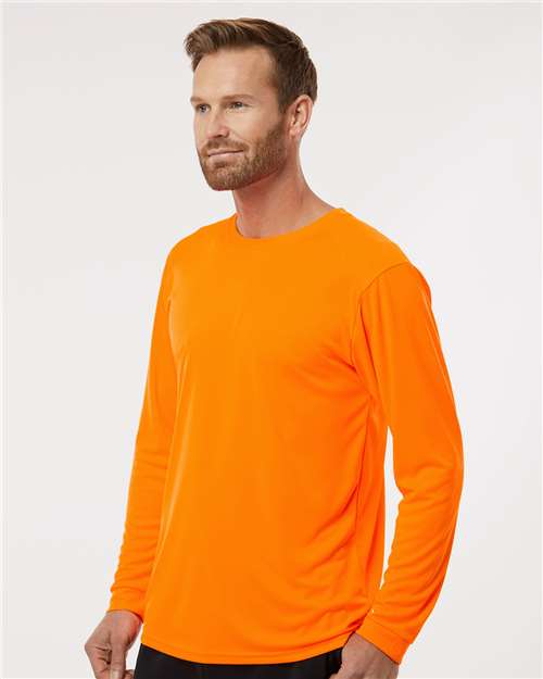 Paragon 210 Unisex Long Islander Performance Long Sleeve T-Shirt - Side view