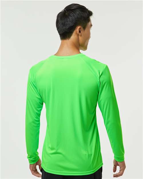 Paragon 210 Unisex Long Islander Performance Long Sleeve T-Shirt - Back view