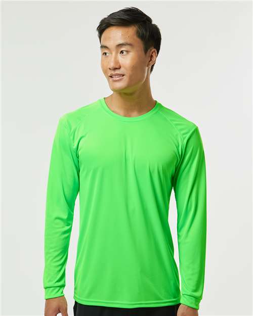 Paragon 210 Unisex Long Islander Performance Long Sleeve T-Shirt - Front view