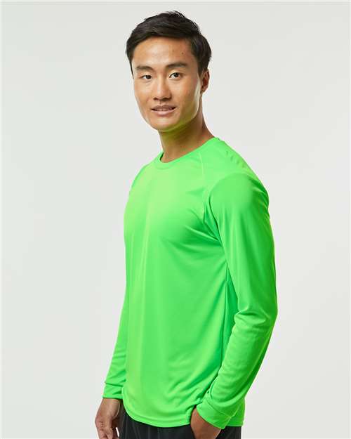 Paragon 210 Unisex Long Islander Performance Long Sleeve T-Shirt - Side view