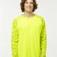 Paragon 216 Unisex Cayman Performance Camo Colorblocked Long Sleeve T-Shirt - Front view