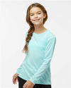 Paragon 218Y Youth Long Islander Performance Long Sleeve T-Shirt - Front view