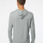Paragon 220 Unisex Bahama Performance Hooded Long Sleeve T-Shirt - Back view