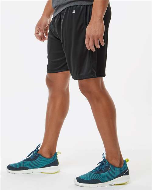 Badger 4146 Men's B-Core 5" Pocketed Shorts - Side view