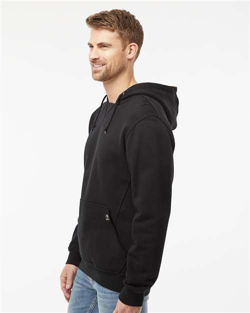 DRI DUCK 7035 Men's Woodland Fleece Hooded Pullover - Side view